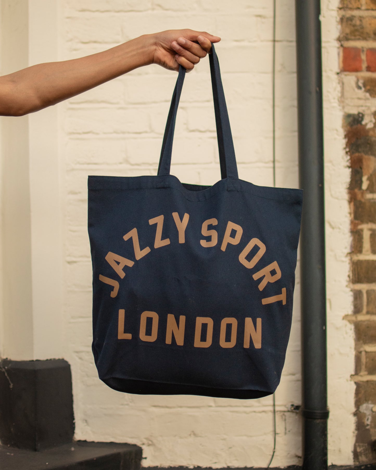 JS “London College Logo” Bag Navy