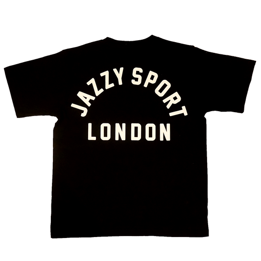 JS “London College Logo”  T-SHIRTS BLACK X WHITE