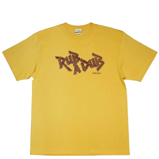 Jazzy Sport Kyoto x Rub A Dub Collaboration T-shirt / Yellow