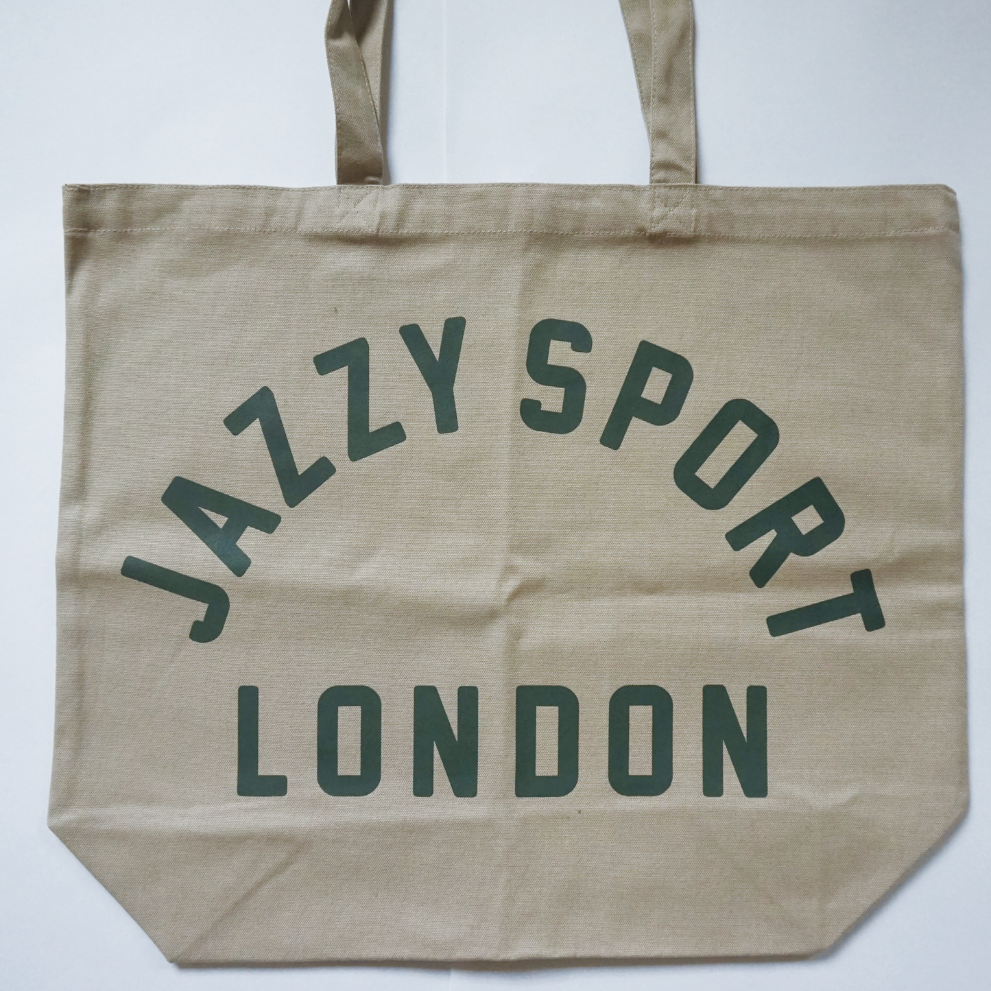 JS “London College Logo” Bag Beige