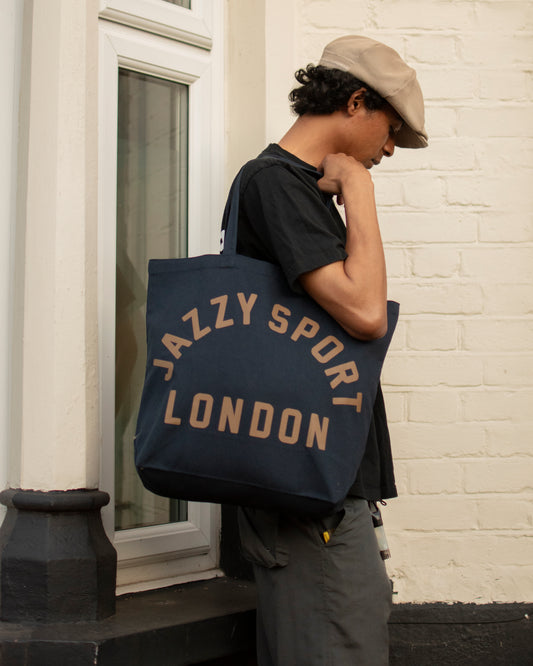 JS “London College Logo”  Bag Navy
