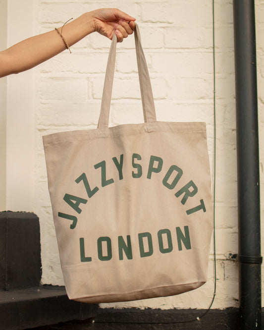 JS “London College Logo”  Bag Beige